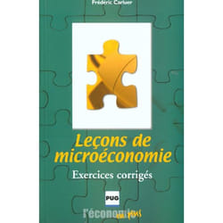 ISBN Lecons De Micro-Economie - Avec Exercices Corriges livre histoire Français Livre broché