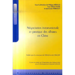 Négociation internationale et pratique des affaires en chine