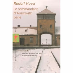 ISBN Le Commandant D'Auschwitz Parle, histoire, Français