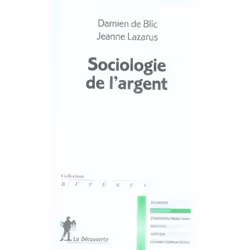 ISBN Sociologie De L'Argent, société, Français, Livre broché