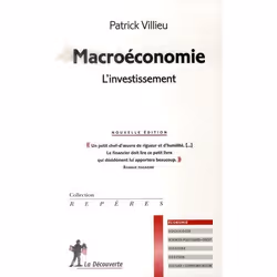 ISBN Macroeconomie : L'Investissement, Business & finance, Français, Livre broché