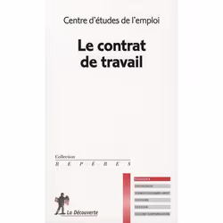 ISBN Le Contrat De Travail, Économie, Français