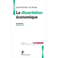 La dissertation économique (Broché)