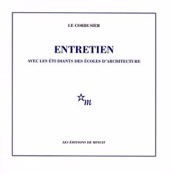 ISBN Entretien Avec Les Etudiants Des Ecoles D'Architecture, Art & design, Français, Livre broché