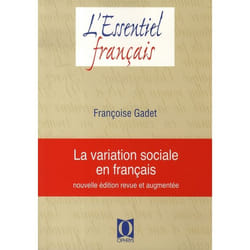 ISBN La Variation Sociale En Francais