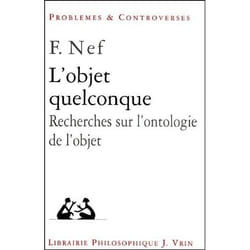L'objet quelconque - recherches sur l'ontologie de l'objet