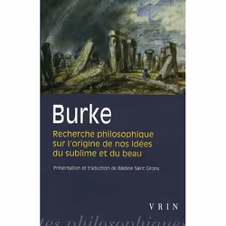 ISBN Burke, Recherche Philosophique Sur L'Origine De Nos Idees Du Sublime Et Du Beau, philosophie, Français, Livre broché