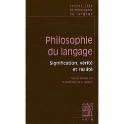 Textes clés de philosophie du langage