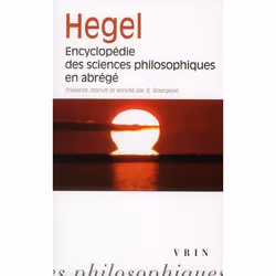 ISBN Encyclopedie Des Sciences Philosophiques En Abrege, philosophie, Français