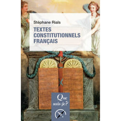 Textes constitutionnels francais (32e édition)