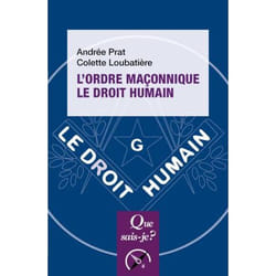 ISBN L'Ordre maçonnique le Droit Humain