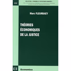 ISBN Theories Economiques De La Justice, Économie, Français