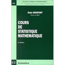 Cours de statistique mathématique
