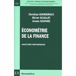 ISBN Econometrie De La Finance; Analyses Historiques, Économie, Français