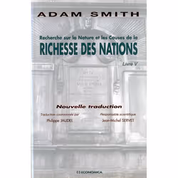 ISBN Recherche Sur La Nature Et Les Causes De La Richesse Des Nations T.5, histoire, Français