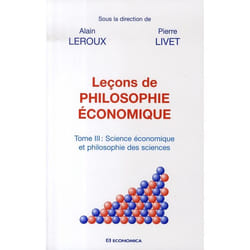 Leçons de philosophie économique