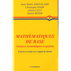 ISBN Mathematiques De Base; Sciences Economiques Et Gestion; Exercices Corriges Avec Rappels De Theorie; 3e Edition, Business ...