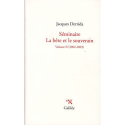 Séminaire La bête et le souverain T2 2002/2003