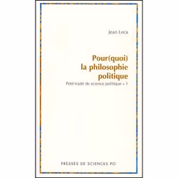 ISBN Pour(Quoi) La Philosophie Politique? Petit Traite De Science Politique T.1, politique, Français, Livre broché