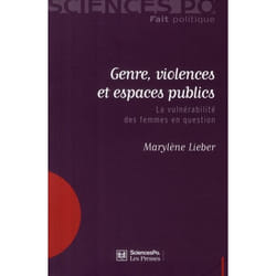 Genre, violences et espaces publics - La vulnérabilité des f