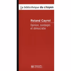 ISBN Opinion, Sondages Et Democratie, politique, Français