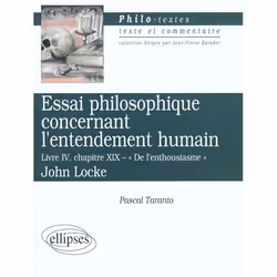 ISBN Locke, Essai Philosophique Concernant L'Entendement Humain (Livre Iv, Chap - Xix 'De L'Enthousiasme, philosophie, França ...