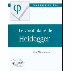 ISBN Vocabulaire De Heidegger (Le), philosophie, Français