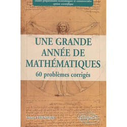 Une grande année de Mathématiques :  prépa économique et commerciale option scientifique