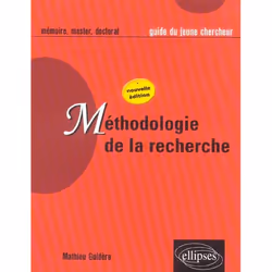 ISBN Methodologie De La Recherche Nouvelle Edition, histoire, Français