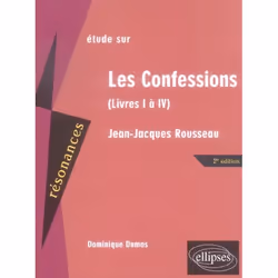 ISBN Les Confessions (Livres 1 A 4); Jean-Jacques Rousseau, Littérature, Français, Livre broché