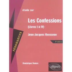 Les confessions (livres 1 à 4) - Jean-Jacques Rousseau