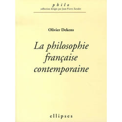 Philosophie française contemporaine (La)