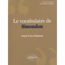 ISBN Vocabulaire De Simondon (Le), philosophie, Français, Livre broché