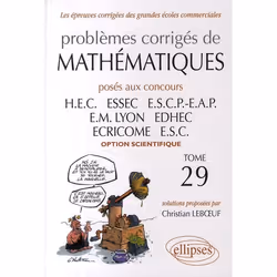 ISBN Mathematiques Hec 2008-2009 - Tome 29 (Option Scientifique), Business & finance, Français, Livre broché