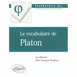 ISBN Vocabulaire De Platon (Le), philosophie, Français, Livre broché