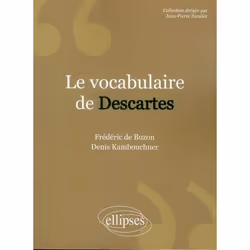 ISBN Le Vocabulaire De Descartes, philosophie, Français