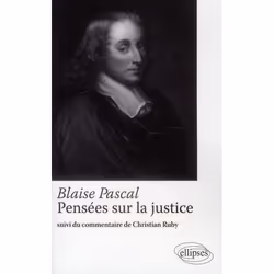 ISBN Blaise Pascal, Pensees Sur La Justice, philosophie, Français