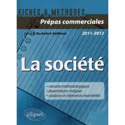 ISBN La Societe; Prepas Commerciales; 2011-2012, philosophie, Français