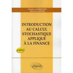 Introduction au calcul stochastique appliqué à la finance - nouvelle édition