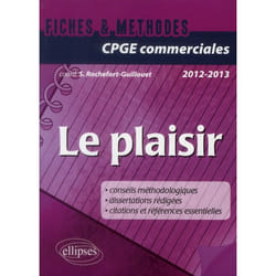 Le plaisir • prépas commerciales 2012-2013