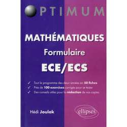 Mathématiques en prépa HEC ECE en fiches