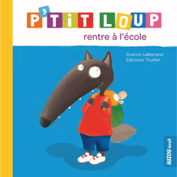 Auzou P'Tit Loup Rentre À L'École, 2 an(s), Carton, Papier