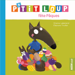 Auzou P'Tit Loup Fête Pâques, 2 an(s), Carton, Papier