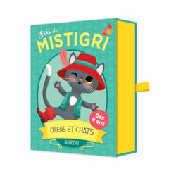 Auzou Jeu de Cartes Mistigri Chiens et Chats