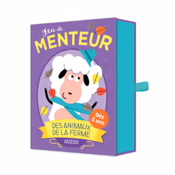 Auzou Jeu de Cartes Menteur Animaux La Ferme