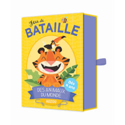 Auzou Jeu de Cartes Bataille Animaux Monde