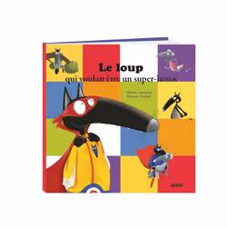 Auzou Le Loup Qui Voulait Être Un Super-Héros, 3 an(s), Papier, Carton