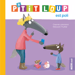 Auzou P'Tit Loup Est Poli, 2 an(s), Papier, Carton