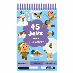 Auzou 45 Jeux... A La Montagne !, Chine, 12 mm, 1 mm, 20 mm, Consumer Unit ou UVC unité de vente consommateur tel que vendu a ...