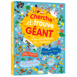 Auzou Cherche Et Trouve Géant - Les Animaux Du Monde, 5 an(s), Carton, Papier
